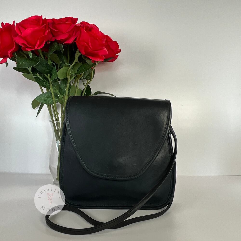 Vintage Coach Lindsay Bag 9888 Navy USA